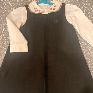 Girls Christian Dior grey jumper and free undershirt like new